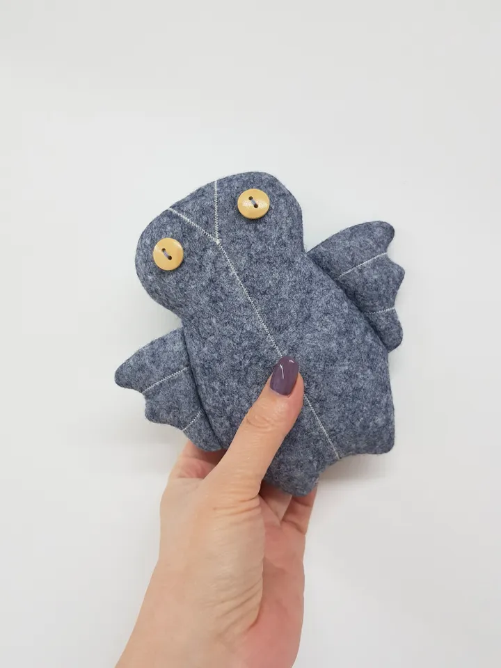 Owl sewing pattern PDF, digital tutorial in English, felt animal sewing diy, felt doll pattern