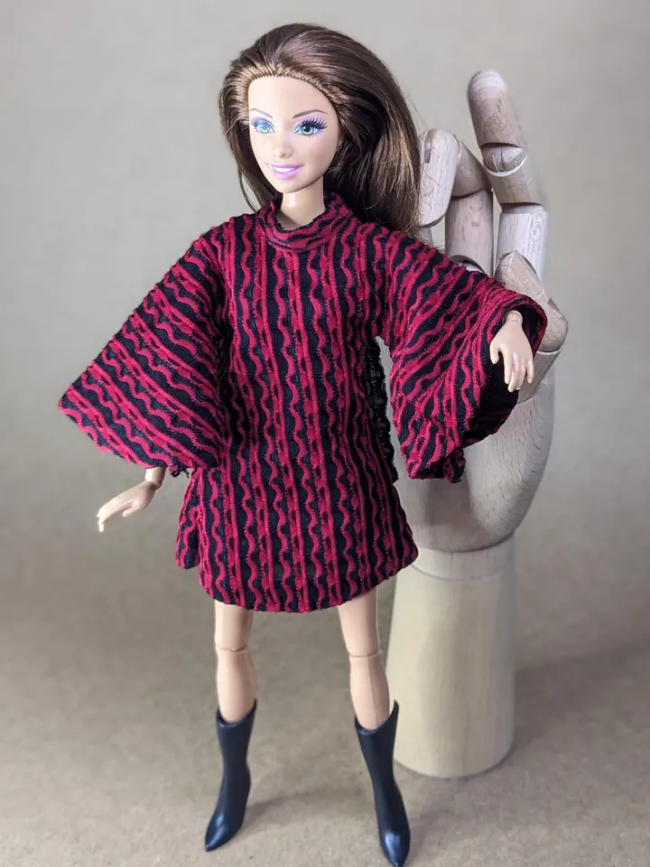 Halloween witch dress for 1/6 scale fashion female dolls