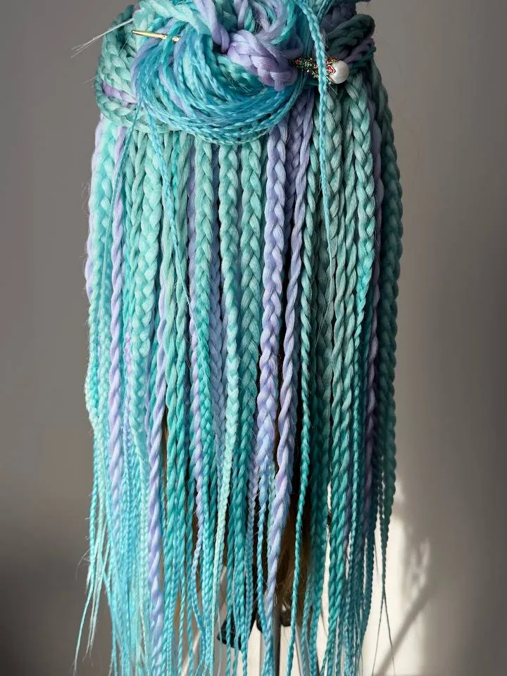 Read to ship set Senegal braid, mint de braids