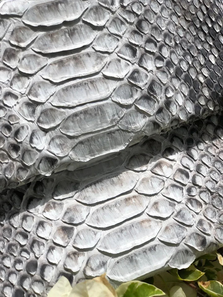 Clutch Genuine Python Skin Grey Clutch Uncolored | Small Evening Classy Elegant Snake Python Leather Clutch | Envelope Clutch Casual Python