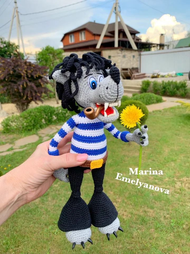 Crochet Pattern Wolf.