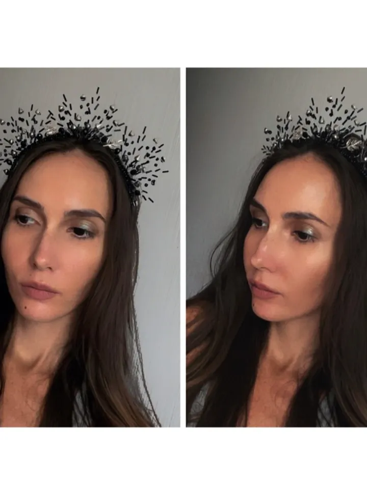 Black crown, Spiked crown, Spiked headband, Black tiara, Silver Black crown,Halloween crown,Halloween headpiece, Gothic tiara, rock accessories