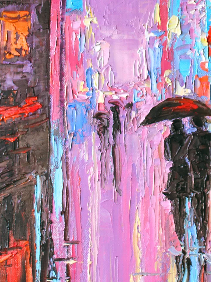 New York Painting Manhattan Original Art by 20x16 inch