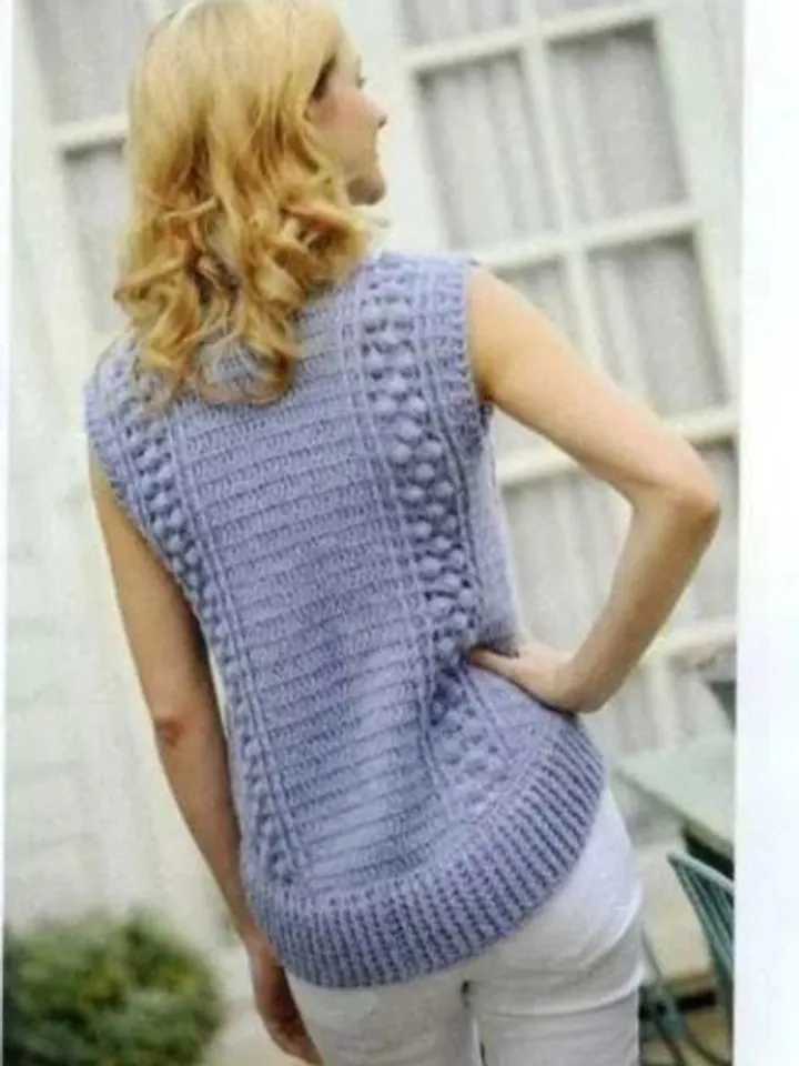 Vest crochet pattern, shrug crochet pattern, sleeveless cardigan pattern pdf instant download