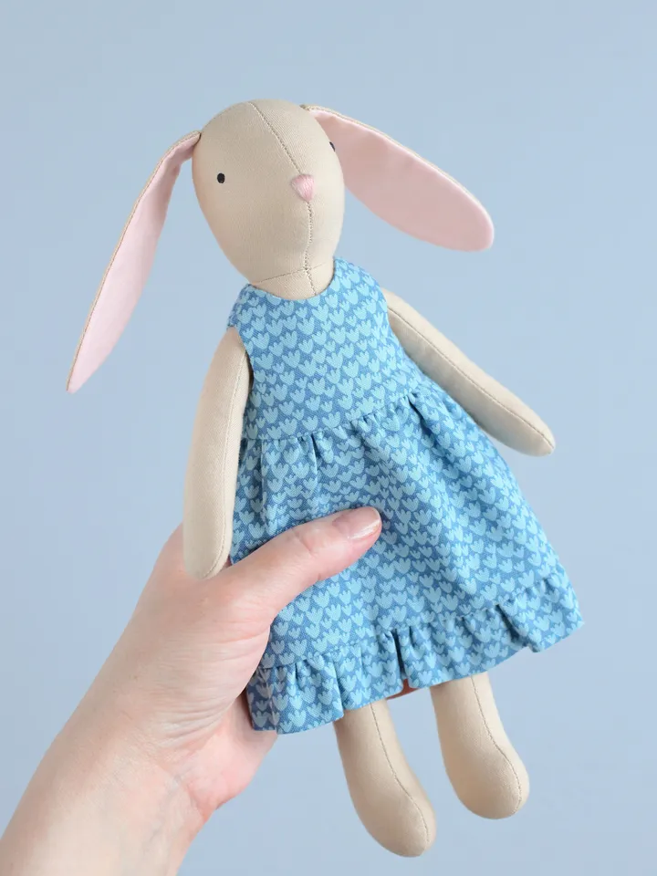 PDF Large Bunny with Floppy Ears Sewing Pattern
