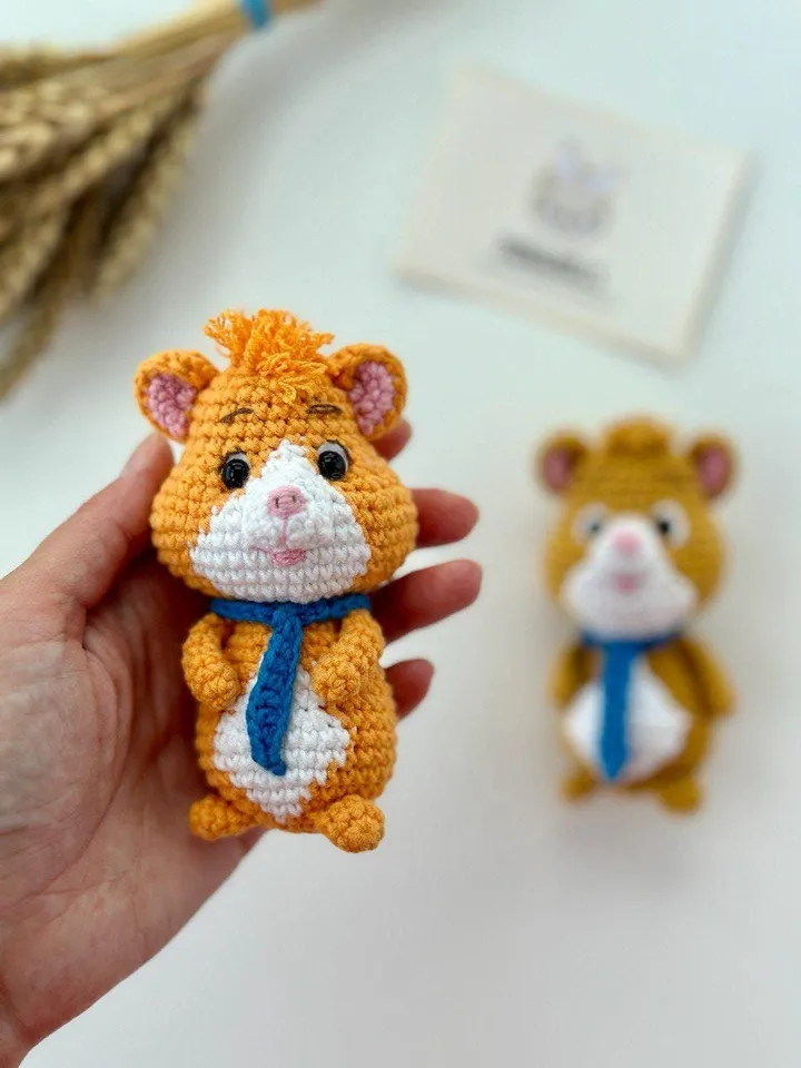 Crochet pattern hamster - Amigurumi pattern pet toy - Pdf English tutorial