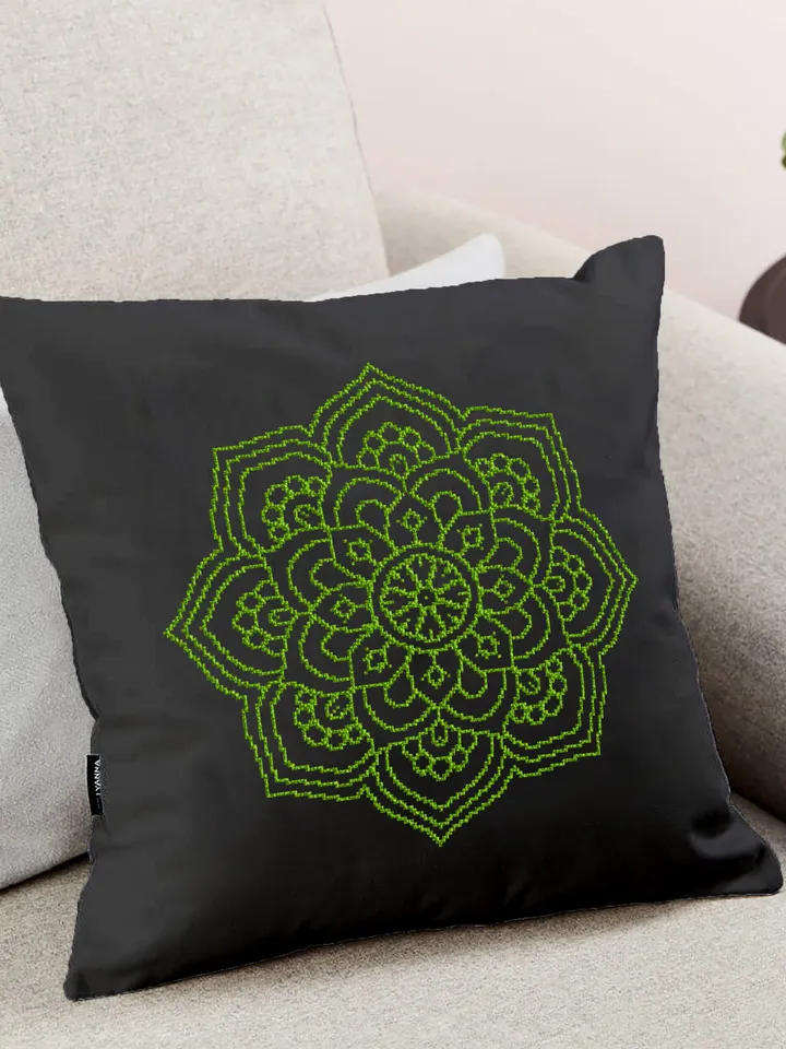 Mandala cross stitch pattern download PDF Flower mandala digital PDF Monochrome cross stitch chart Modern quick cross stitch counted #M46