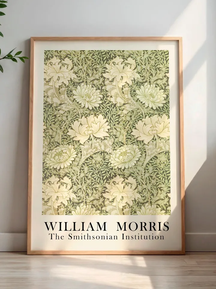 William Morris Wall Art, Vintage Botanical Print, Floral Poster Arts Decor, Digital Download, William Morris Print Digital Download 014