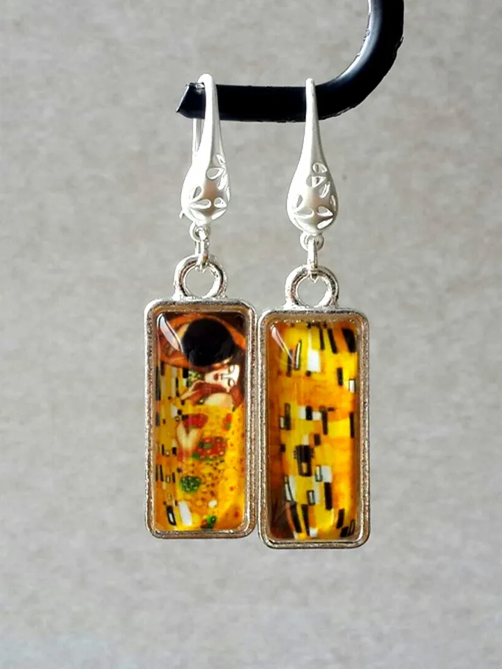 Gustav Klimt The Kiss Earrings