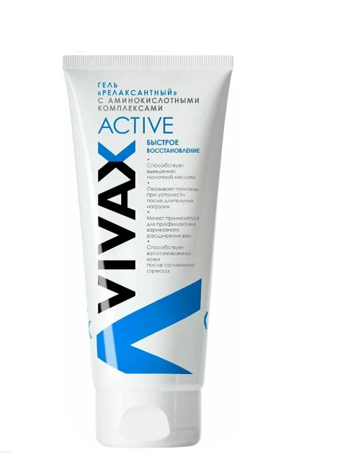 VIVAX ACTIVE SPORT RELAXANT GEL with active peptide complexes
