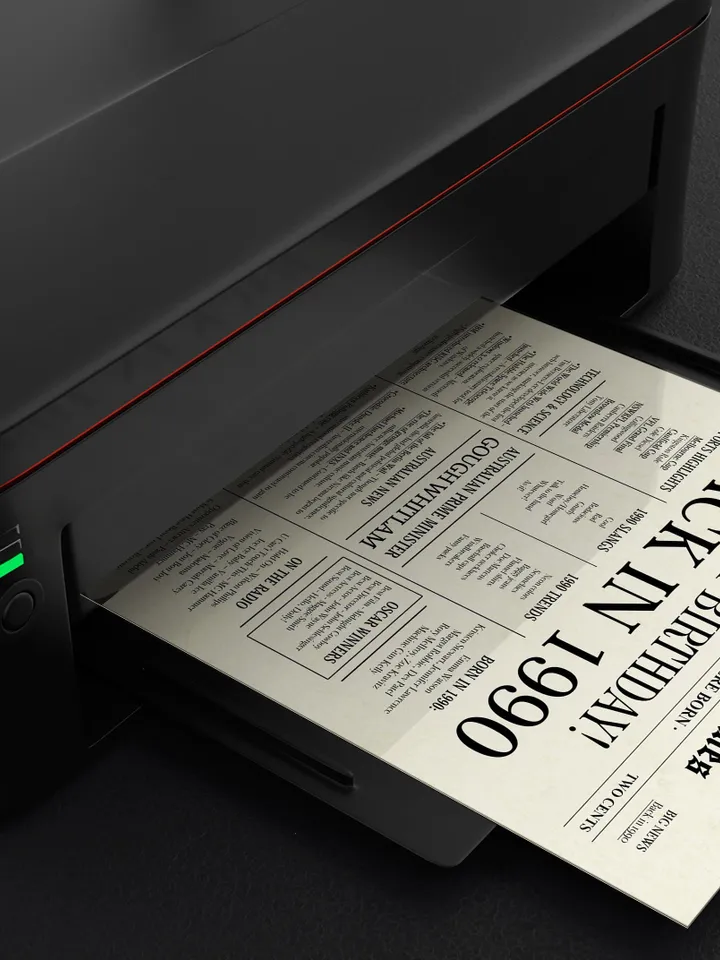 35th birthday newspaper poster back in 1990 printable sign 1990 birthday fun facts 35 years ago digital download file australia birthday