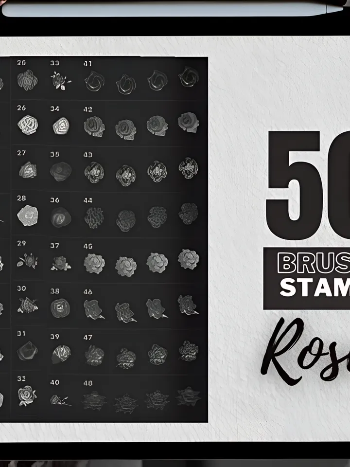 Procreate Compass Tattoo Brush Stamp
