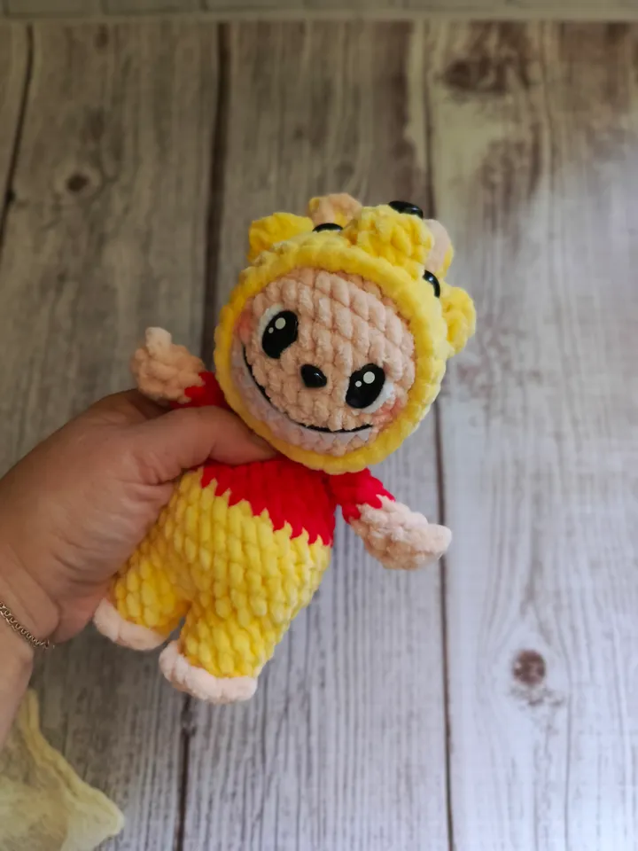 Labubu Amigurumi Crochet Pattern PDF, Spooky Cute Monster Toy, Digital Design for Halloween, Crochet Gift Ideas, labubu crochet pattern file