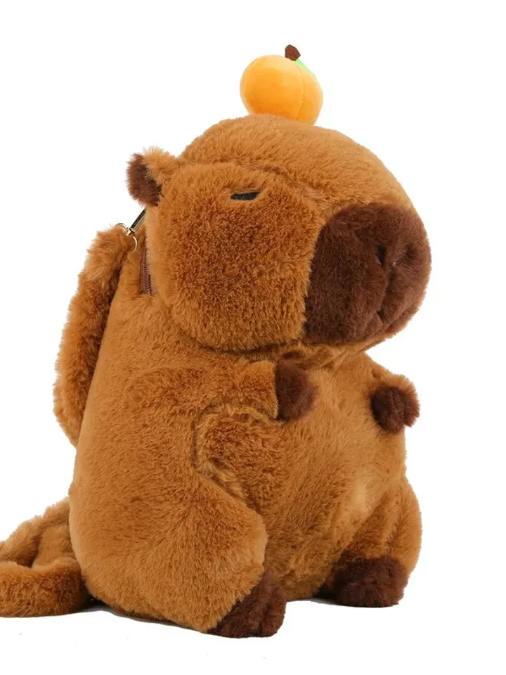 Capybara plush backpack