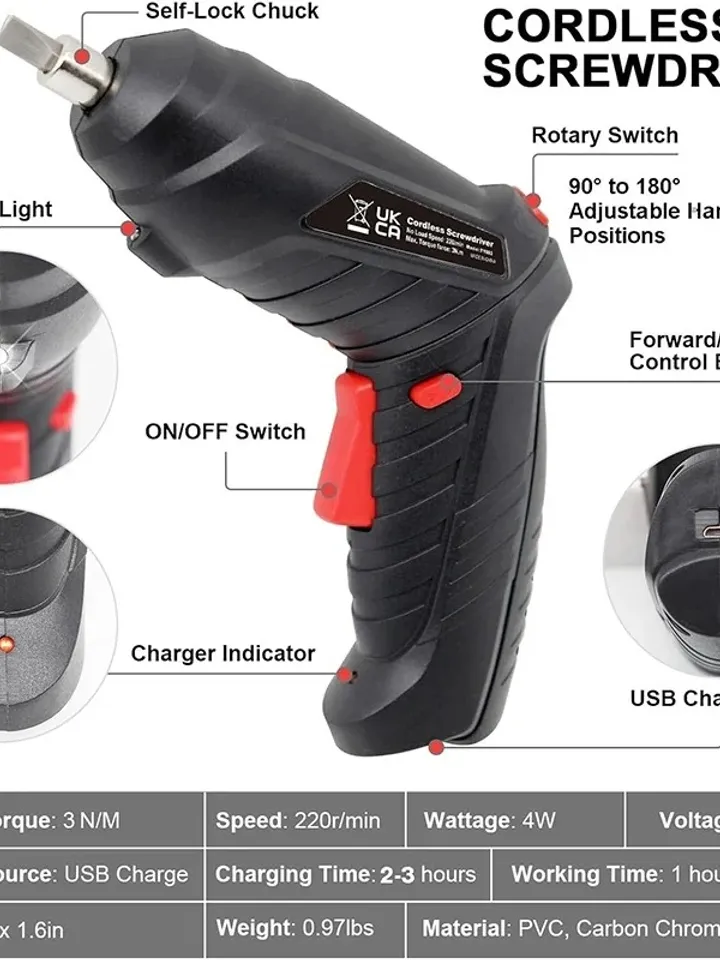 Cordless Electric Drill 4.2V