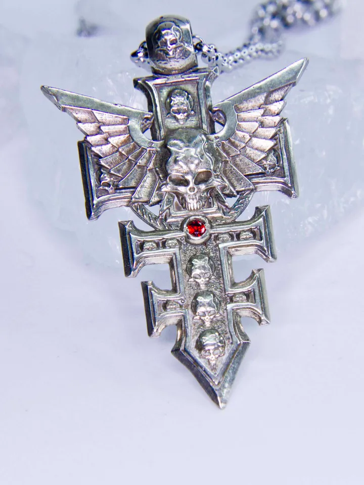Brass Inquisitorial Rosette Ordo Malleus from Warhammer 40k world