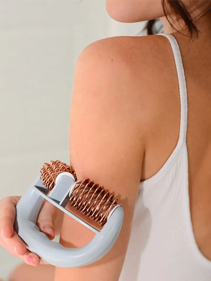 Anti-cellulite body massager redox 30uA, copper