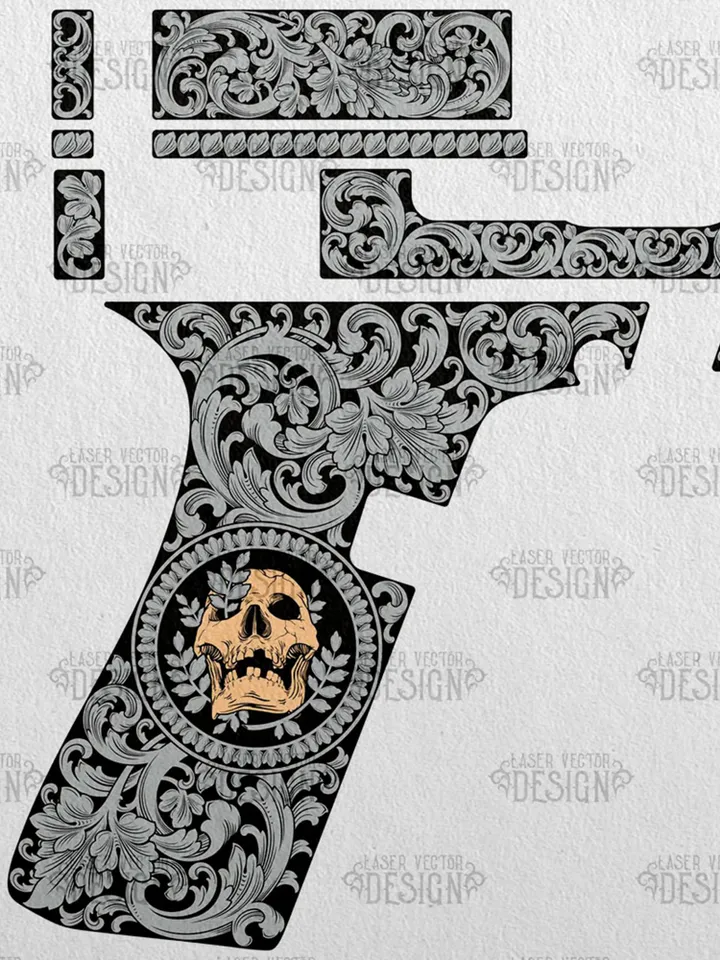 VECTOR DESIGN Glock 43 X Scrollwork 2