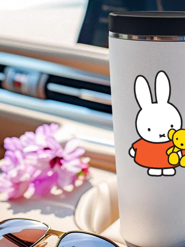 Miffy SVG PNG PDF for Cricut Cameo Silhouette vinyl Stickers Instant Download Miffy Friends Sublimation Cup Kawaii Bunny svg, Miffy Stickers