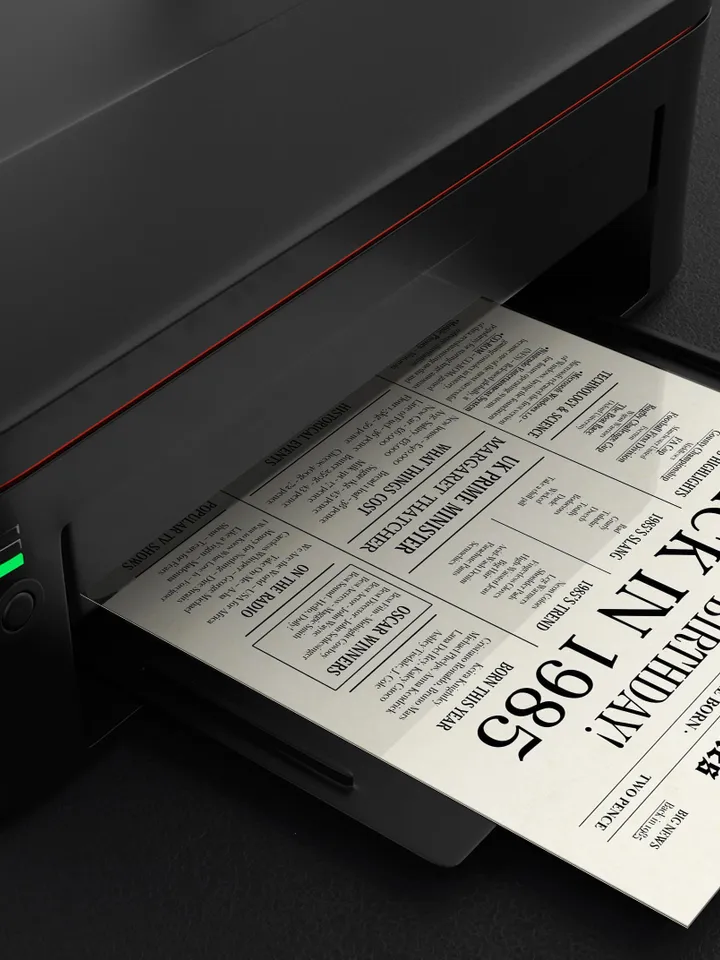 40th Birthday Newspaper Poster Back in 1985 Printable Sign 1985 Birthday Fun Facts 40 Years Ago UK Digital Download