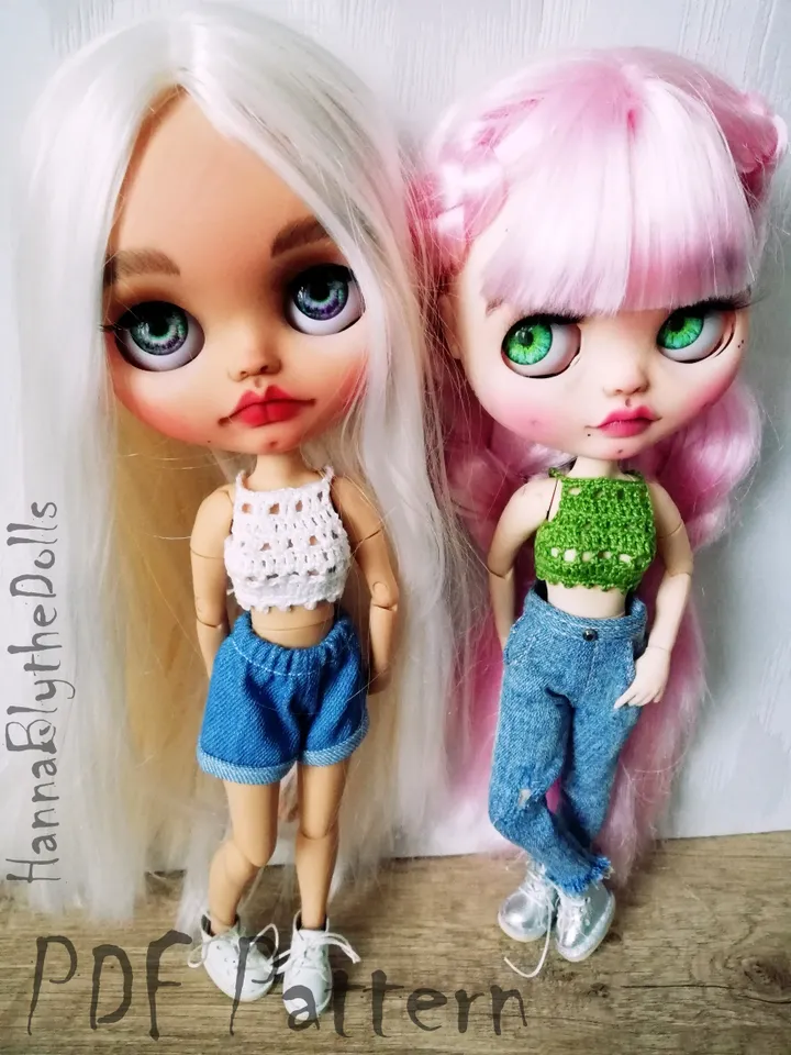 Blythe crochet top PDF pattern
