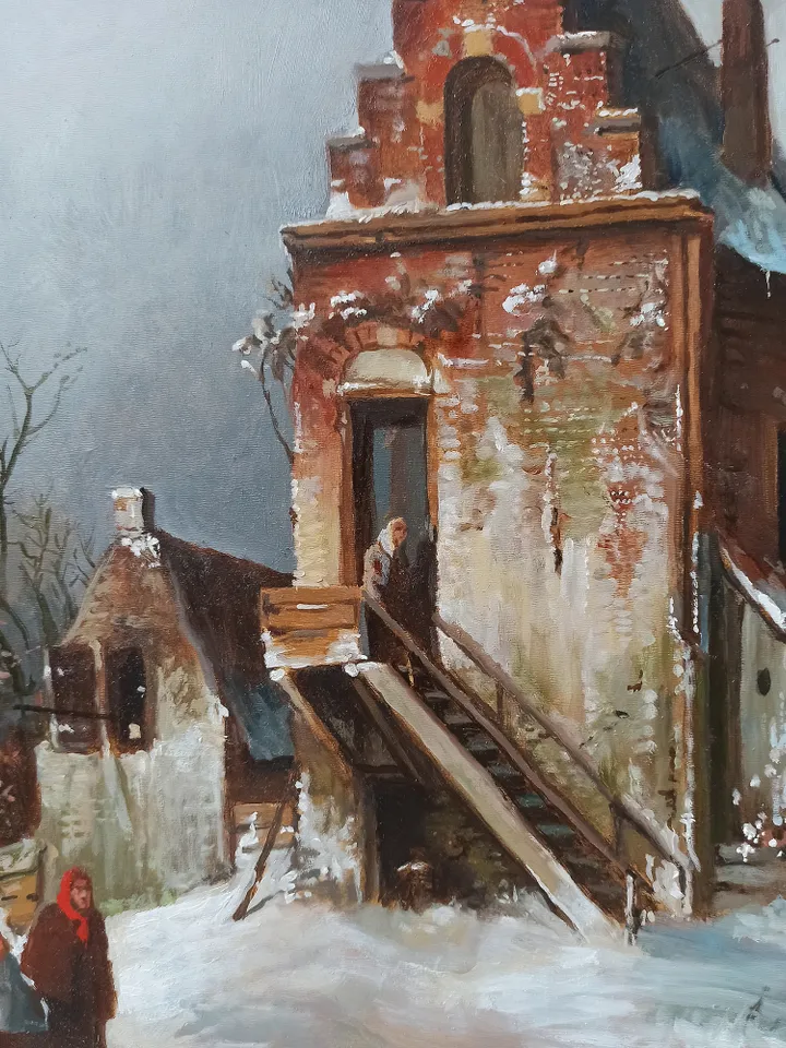 Old Watermill Original Oil Painting