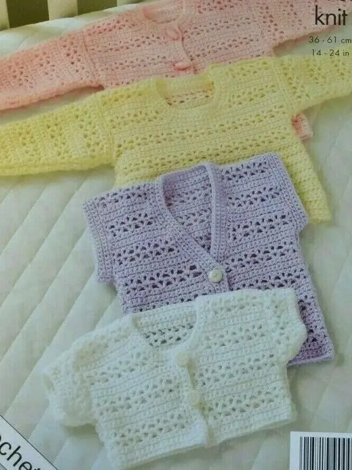 Baby cardigan crochet pattern , baby top crochet , sweater baby crochet pattern pdf