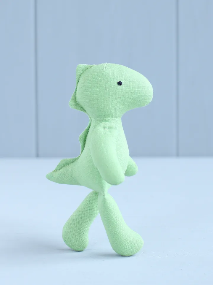 PDF Mini Dinosaur with Egg-shaped Sleeping Bag Sewing Pattern