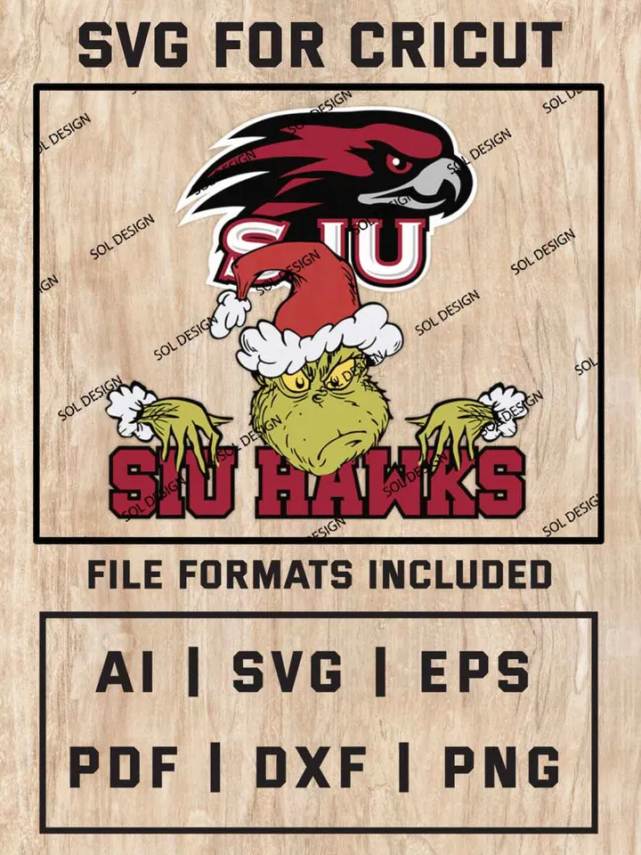 Grinch Saint Joseph's Hawks SVG, NCAA SVG Design, NCAA SJU Hawks SVG, NCAA Hawks Cricut, Christmas Svg, Grinch svg, Digital Download