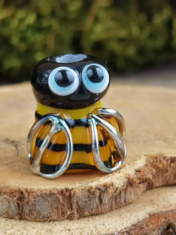 Honey Bee charm Queen bee gifts Bumble bee jewelry Bee art Bee bracelet Bee accessories Bee shoe charms Bee amulet Bee beads Bee dread beads