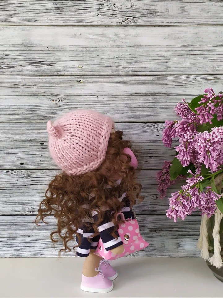 Textile interior doll/ Tilda doll/ Home decor