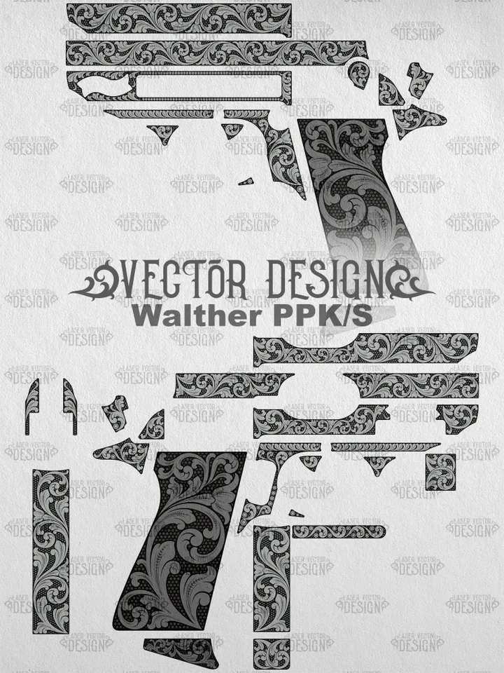 VECTOR DESIGN Walther PPK S Classic Scrollwork