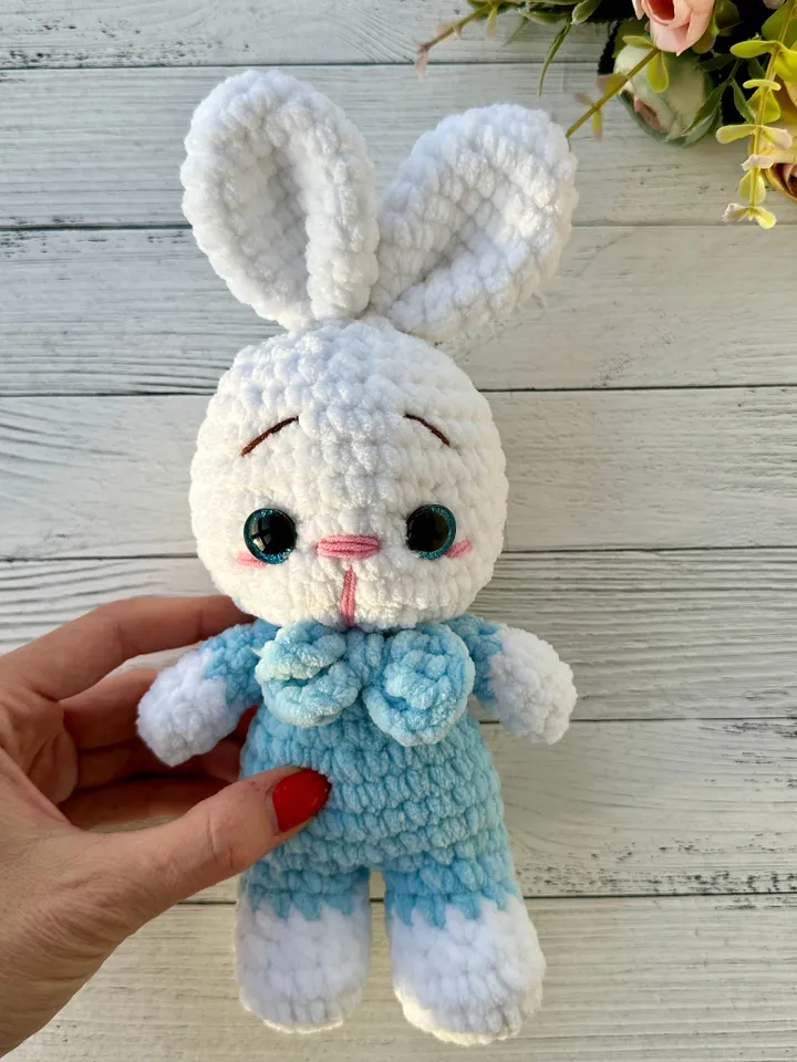 Bunny and kitty CROCHET PATTERN, Amigurumi easter plushie animals pattern, English pattern pdf, easter gift