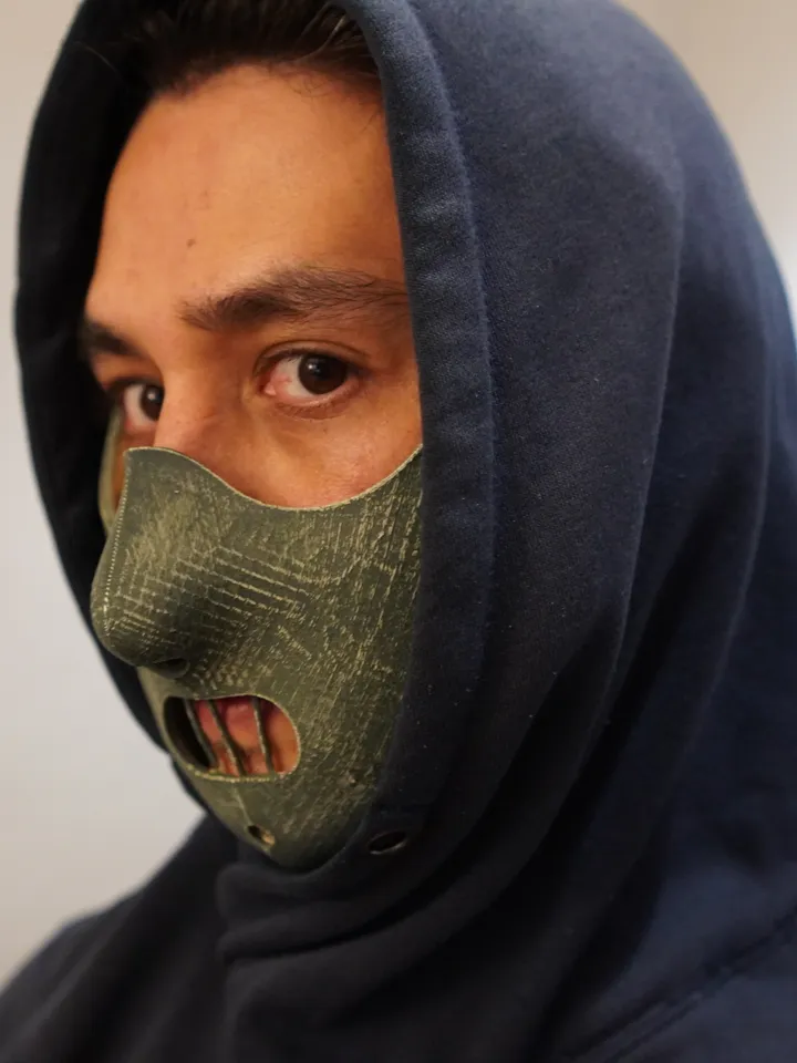 Hannibal Lecter Mask Green from The Silence of the Lambs Hannibal Lecter mask