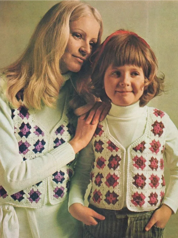 Vest crochet pattern, granny squares vest crochet pattern, women vest, kids vest crochet pdf