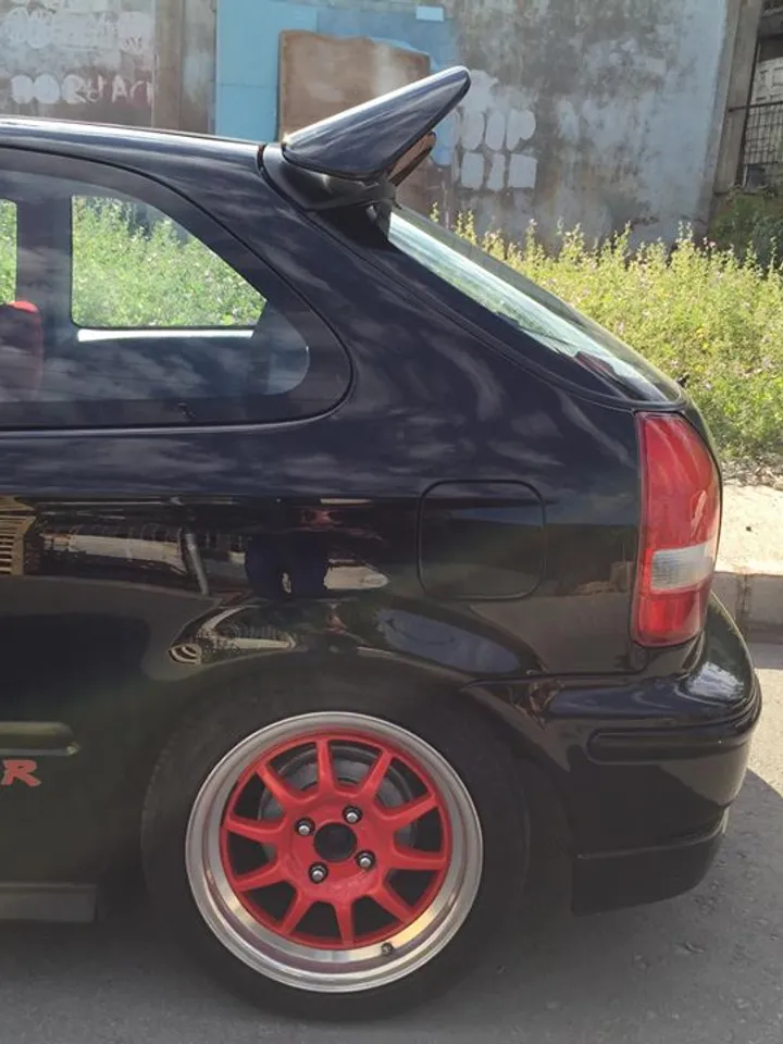 EK9 JDM Civic 96-00 Type R Wing Spoiler Tilt Riser Lift Brackets 3dr compact