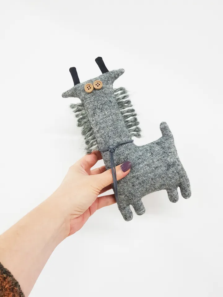 stuffed sheep sewing pattern PDF digital tutorial in English, stuffed animal sewing diy