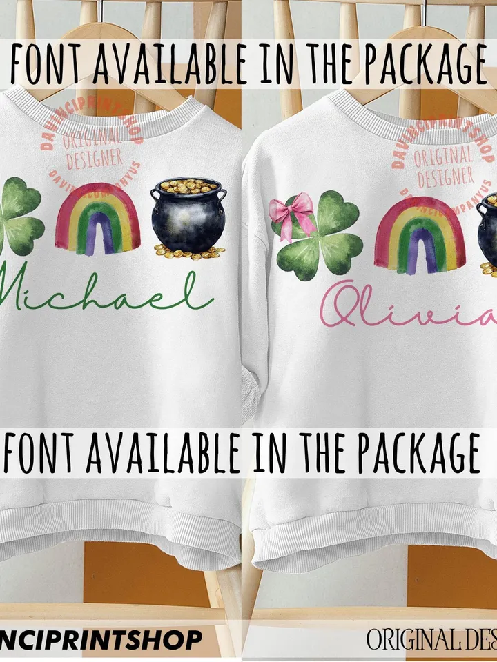 2 files, St.Patricks Day PNG, Kids St Patrick Day Png, Toddler St.Patricks Day png, Lucky png, Shamrock png, Png for kids, Toddler shirt png