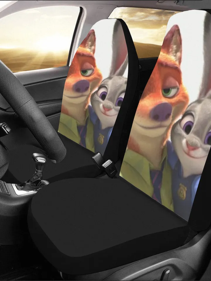 Zootopia Car Seat Covers Set of 2 Universal Size