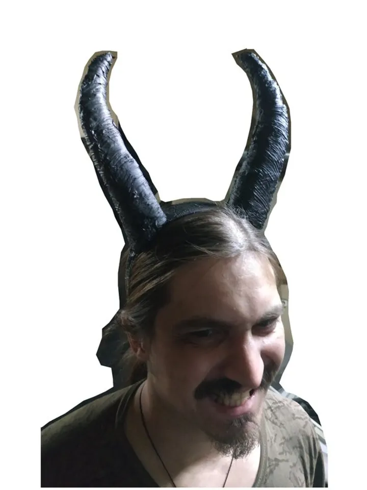 Witcher - Cosplay Horns - rim horns - rim with horns - Demon horns - Horns for C