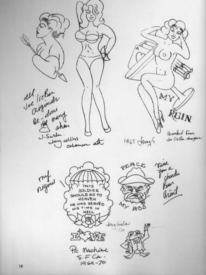 Jerry Swallow Traditional American Tattoo Design