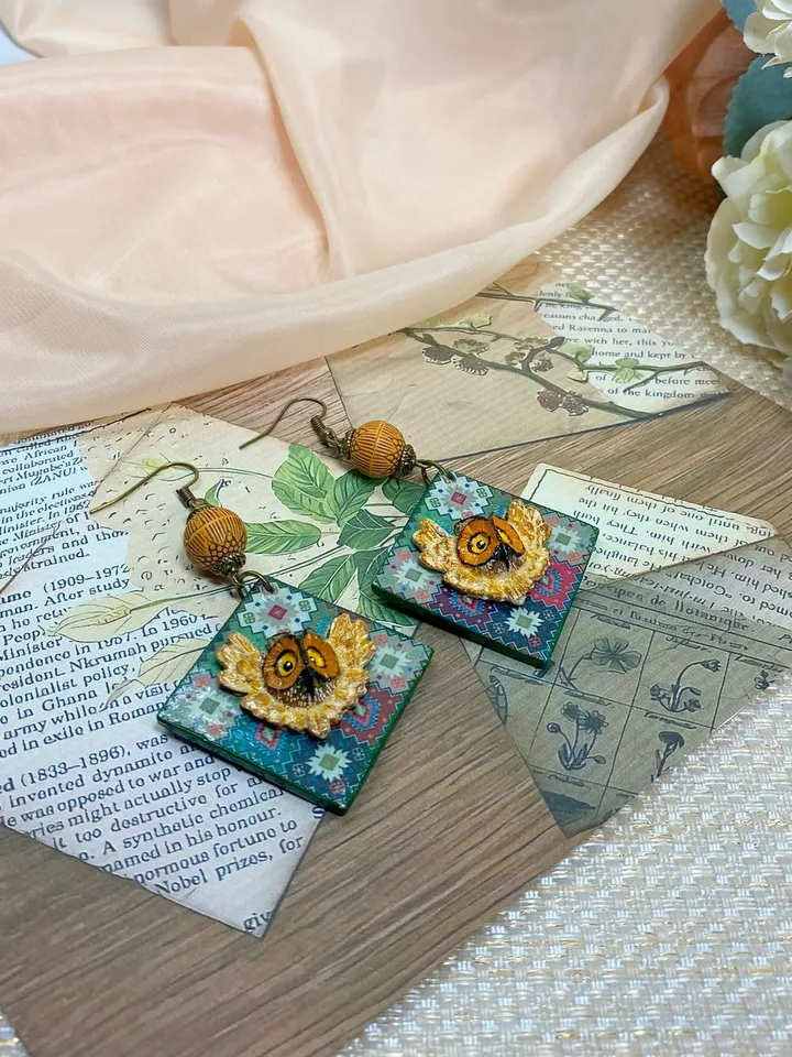 Designer handmade earrings.