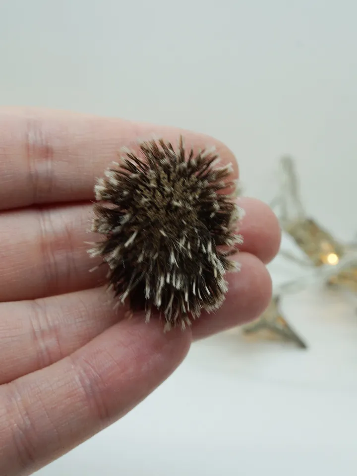 Marshmallow the hedgehog, miniature needle felted animal, baby hedgehog, made to order