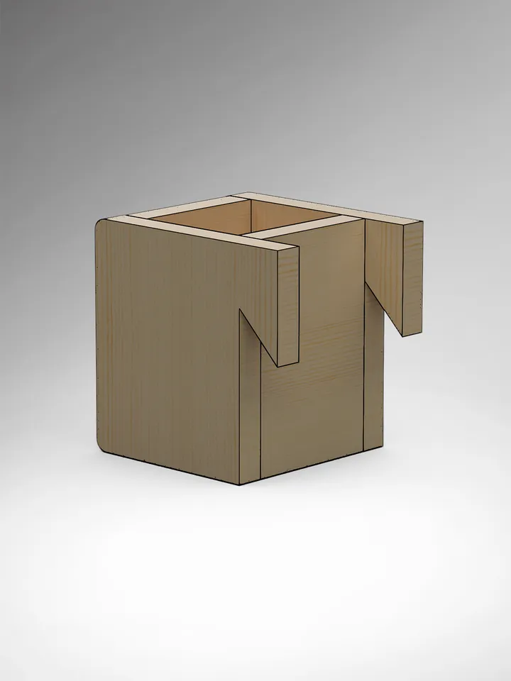 Pen box Rack Plans (PDF, SVG) for Workshop – DIY French Cleat Storage System
