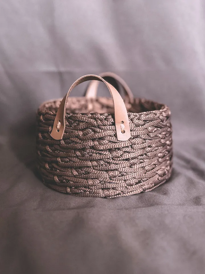 Crochet pattern basket hygge PDF Digital download, Video tutorial, Storage organization, Christmas ornament, Table decor