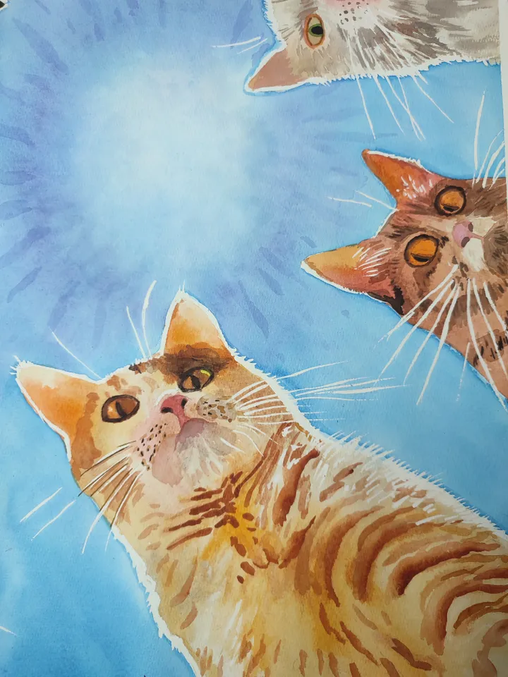 Painting watercolor/ "Admin, get up!