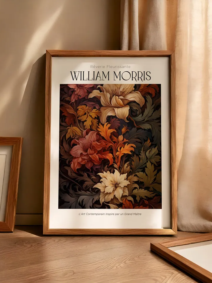 William Morris Wall Art, Vintage Botanical Print, Floral Poster Arts Decor, Digital Download, William Morris Print Digital Download AA10