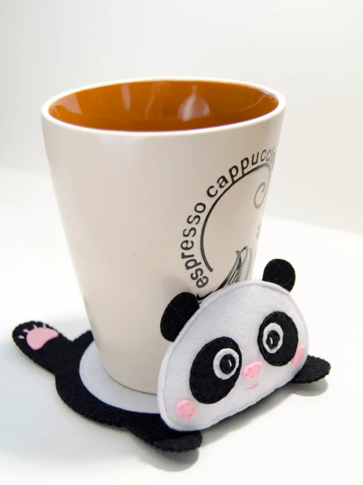 Panda Coaster (Mug rug)