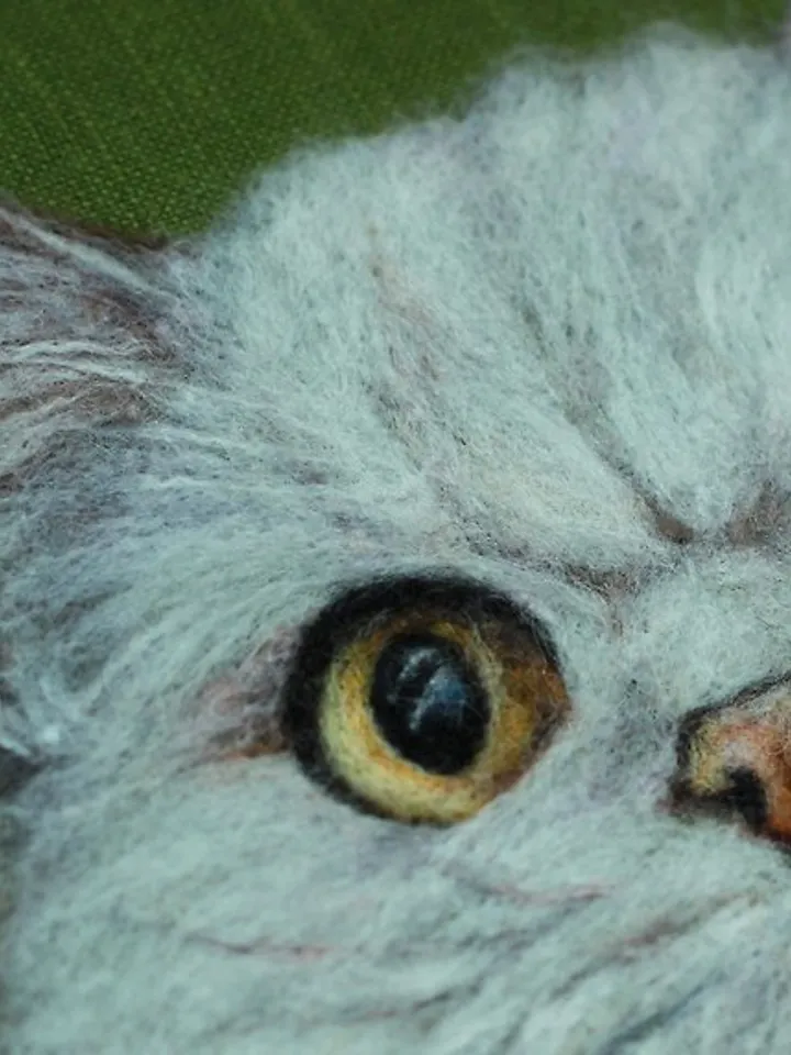 Realistic Needle felted cat custom, Christmas Gift Wrapping,Customized gift