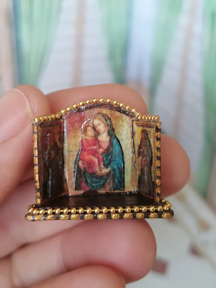 Set of Christmas nativity scenes. Handmade. Christmas nativity scene. Christmas. Gift for Christmas. Dollhouse miniature.1:12. Handmade.